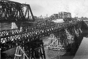 Latisana, ponte bailey 1945