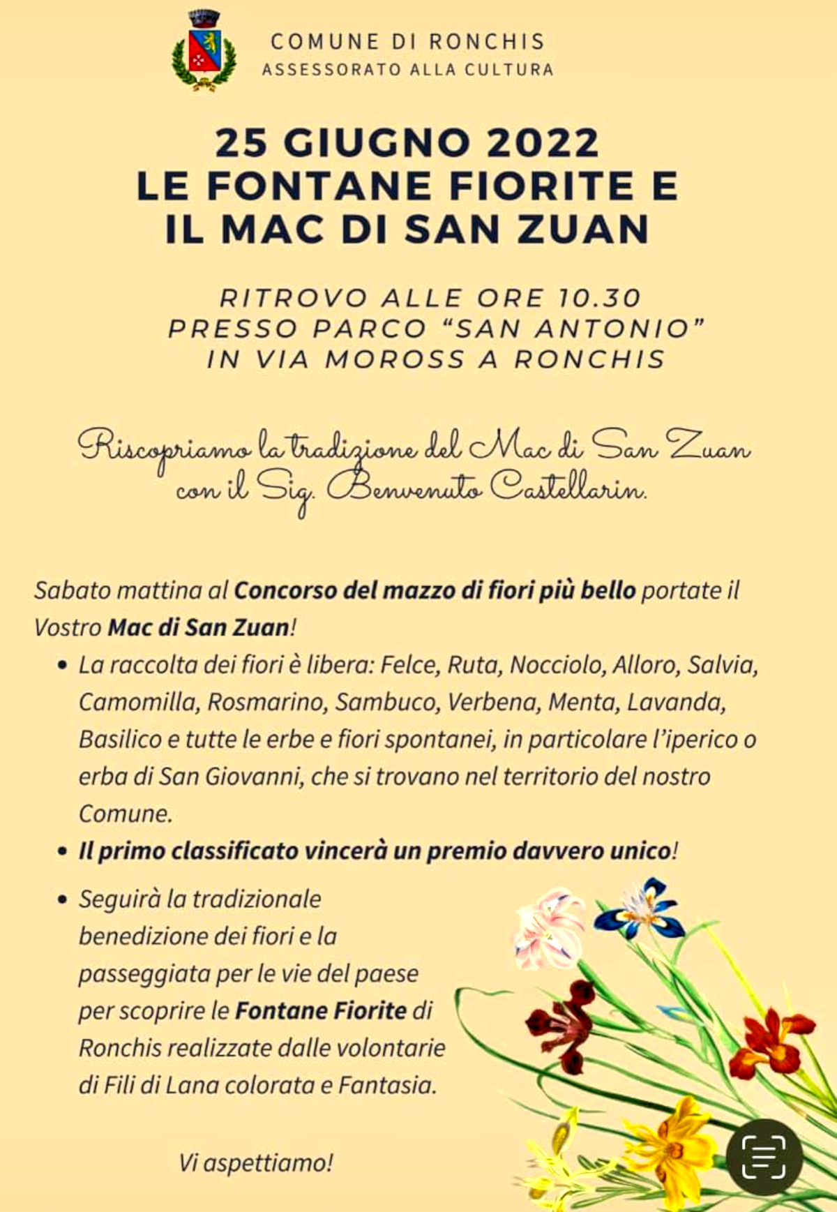 Manifestazione a Ronchis Mac di San Juan