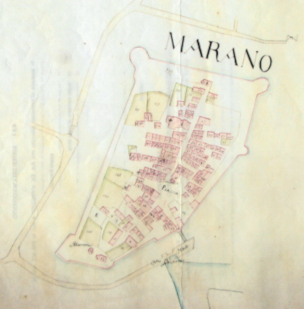 Orto mapp.123 di Lian Angelo al catasto napol. del 1811