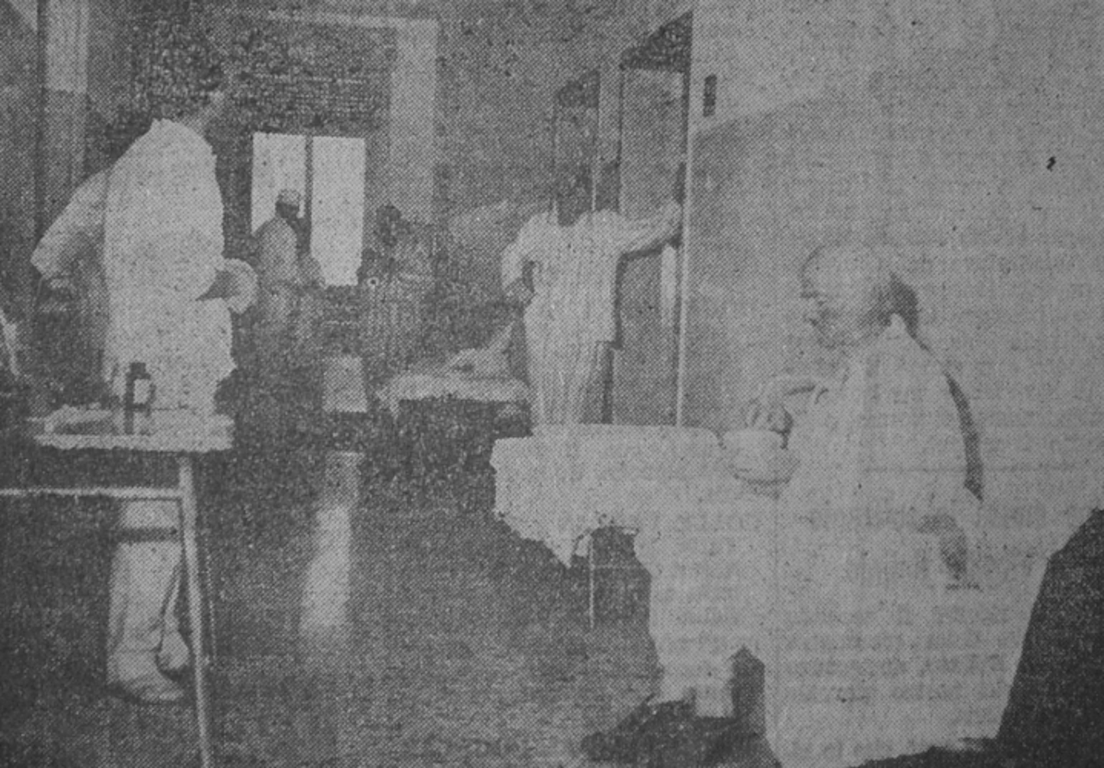 I corridoi dell'ospedale di Latisana trasformati in dormitori