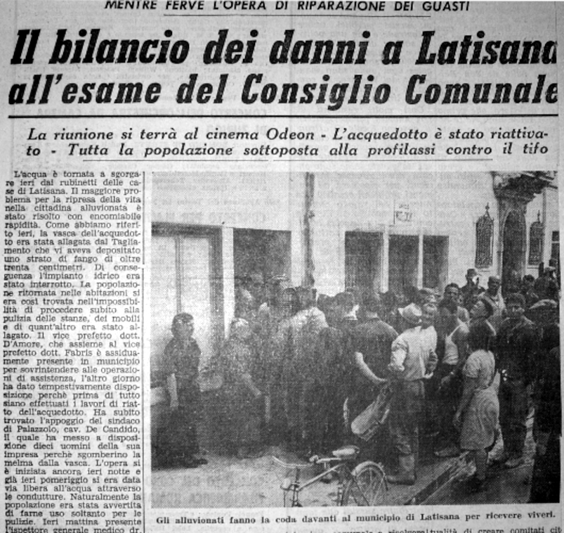 Il bilancio dei danni a Latisana