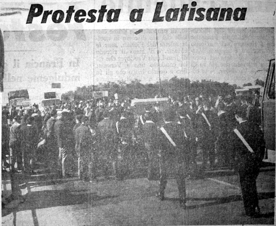 Protesta a Latisana