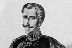 Carlo Alberto (da un draghero tipo del 1848)
