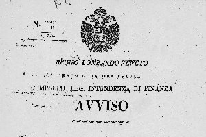 Avviso di una nuova asta per la costruzione delle Rampe pel passo del Tagliamento a Latisana