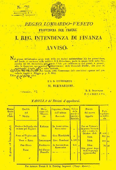 Avviso Asta Diritti