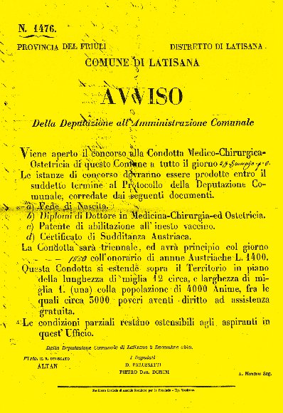 Avviso concorso condotta medica
