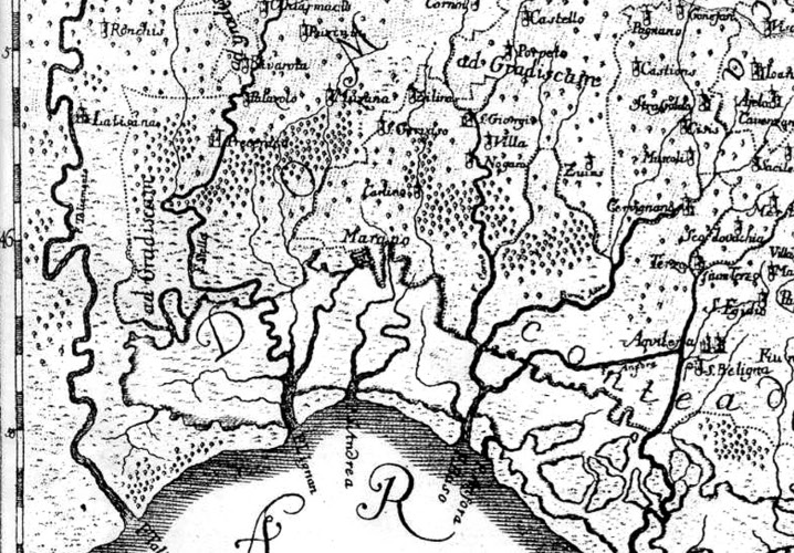carta della Contea di Gorizia e Gradisca di Rodolfo Coronini
