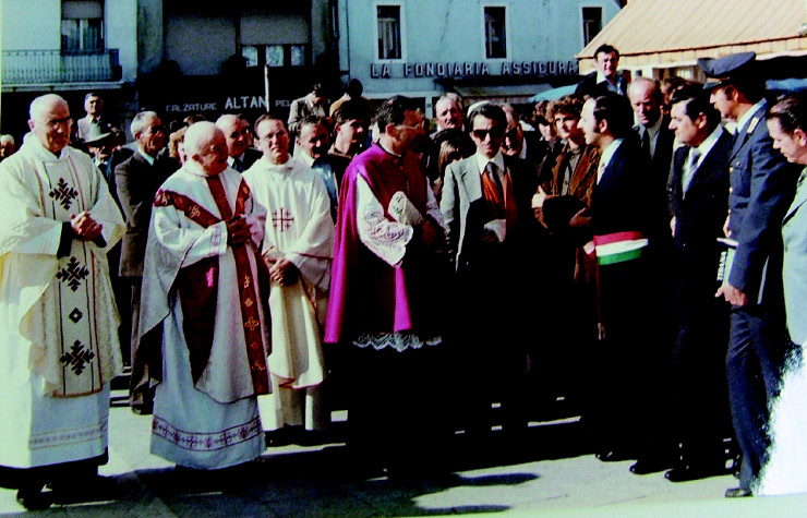 Cerimonia alla Casa del Mutilato