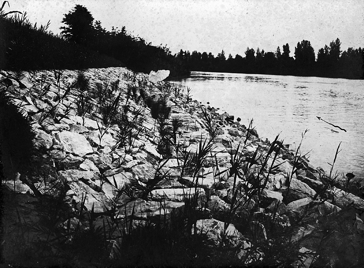 Difesa a valle di Ronchis argine di sinistra del Tagliamento