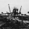 Escavo con draga del canale emissario Taglio