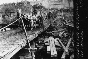 Latisana, Ponte provvisorio
