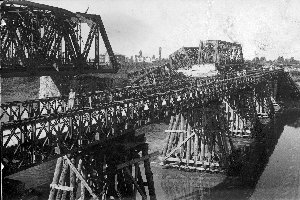Latisana, ponte bailey 1945