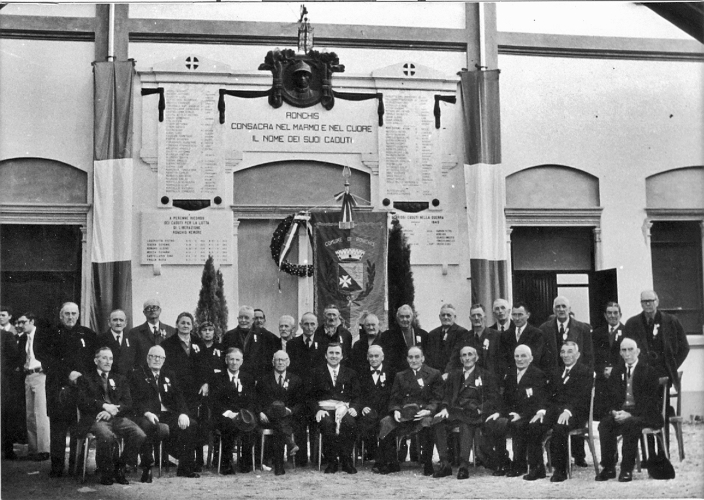 Cavalieri di Vittorio Veneto con il sindaco di Ronchis