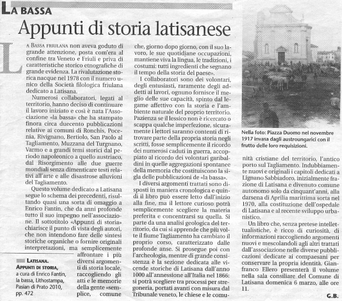 Appunti di storia latisanese