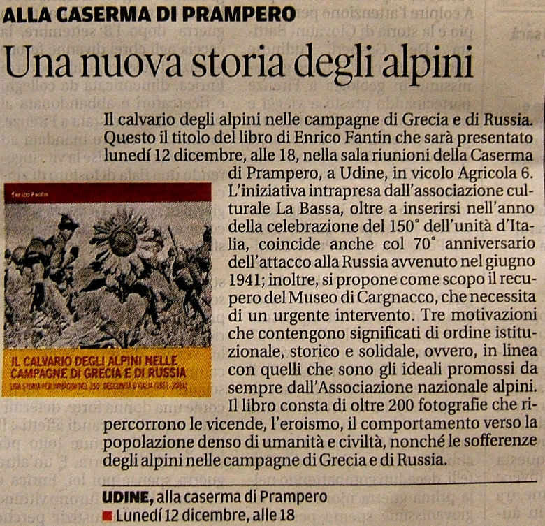 Una nuova storia degli alpini