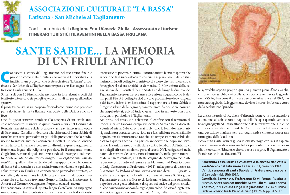 Articolo di mercoledì 9 febbraio 2022 della Rivista La Vita Cattolica